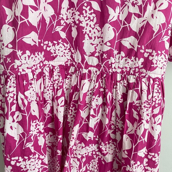 Olivia James the Label Daphne Dress Women Size Medium Pink White - Picture 12 of 13